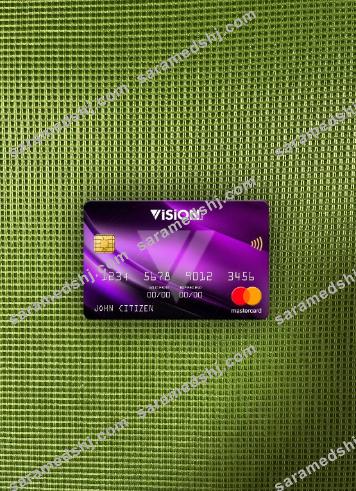 Paraguay Vision Banco bank mastercard photolook front
